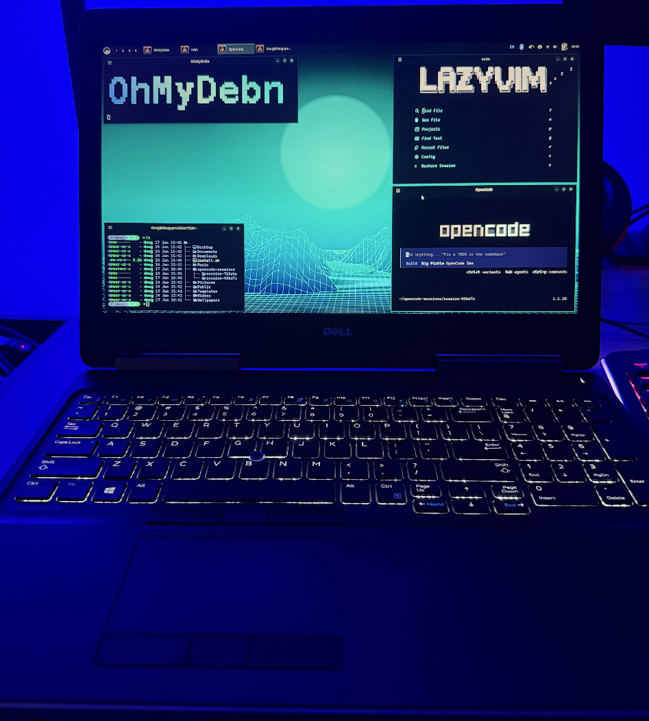 OhMyDebn Dell laptop